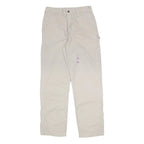 CARHARTT Mens Cotton Beige Relaxed Straight Trousers W31 L32 Workwear Casual