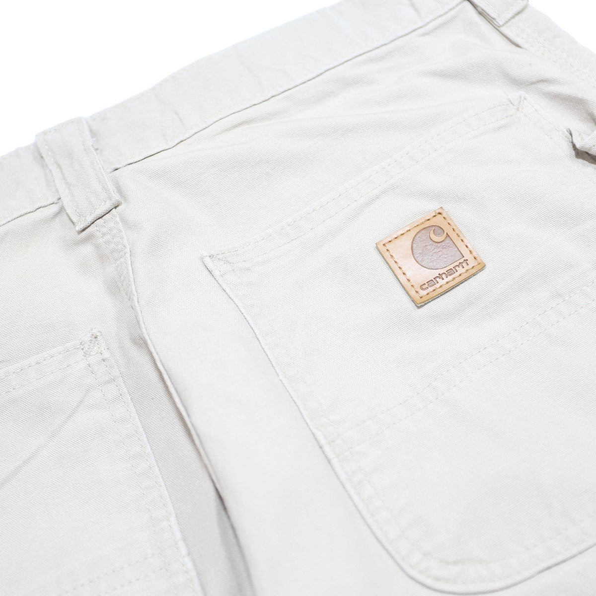 CARHARTT Mens Cotton Beige Relaxed Straight Trousers W31 L32 Workwear Casual
