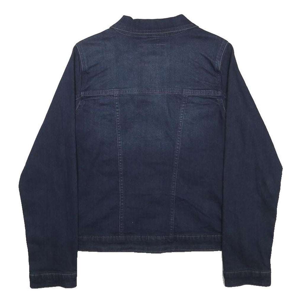LEVI'S Girls Blue Denim Jacket XL Cotton Blend Button Closure Classic Fit Casual