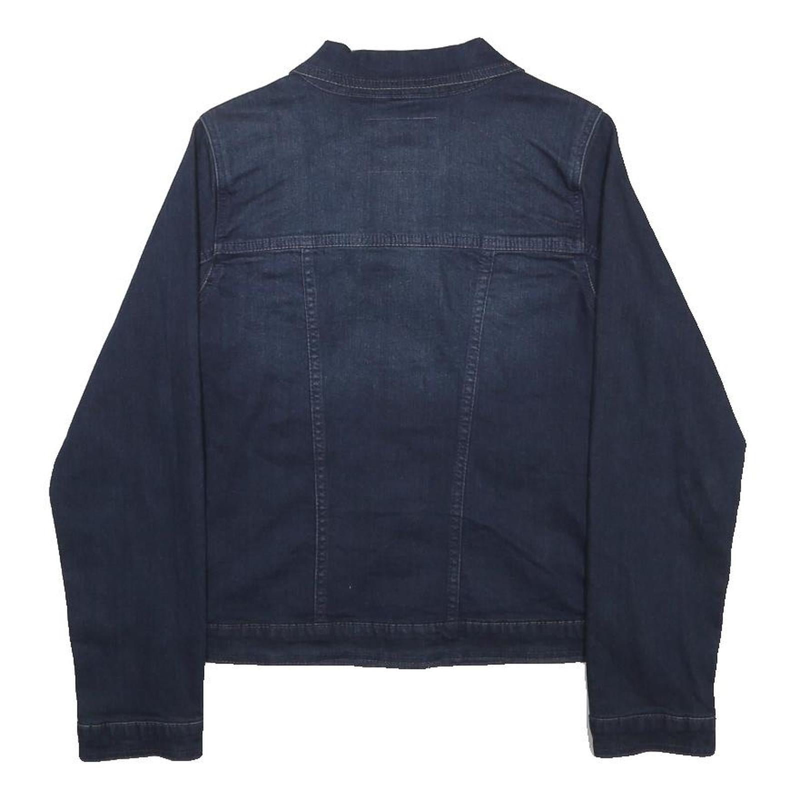 LEVI'S Girls Blue Denim Jacket XL Cotton Blend Button Closure Classic Fit Casual