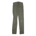 CARHARTT Womens Cotton Blend Slim Fit Skinny Trousers W25 L32 Olive Green