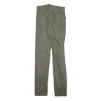 CARHARTT Womens Cotton Blend Slim Fit Skinny Trousers W25 L32 Olive Green