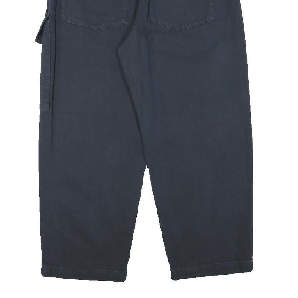 MARC O'POLO Mens Relaxed Navy Blue Drawstring Cargo Trousers W30 L26 Casual