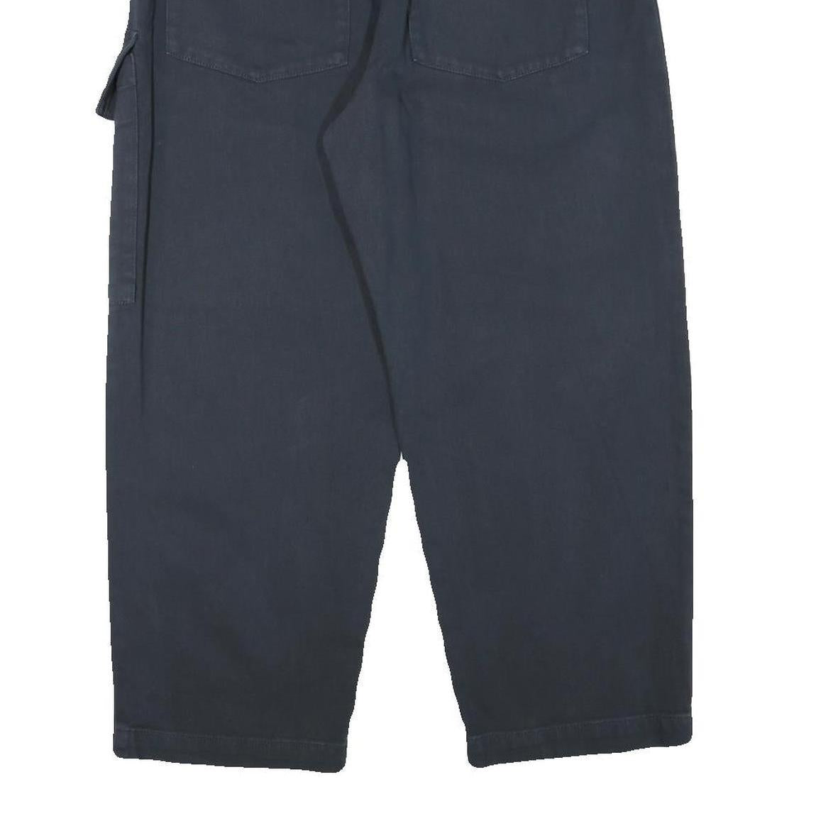 MARC O'POLO Mens Relaxed Navy Blue Drawstring Cargo Trousers W30 L26 Casual