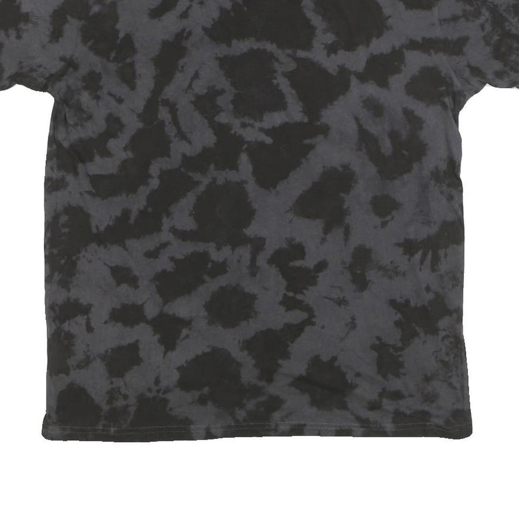 2PAC Mens Black Tie Dye Graphic T-Shirt M Short Sleeve Crew Neck Cotton Blend