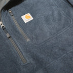 CARHARTT Mens Navy Blue Jacket XL Polyester Zip Plain Casual Workwear