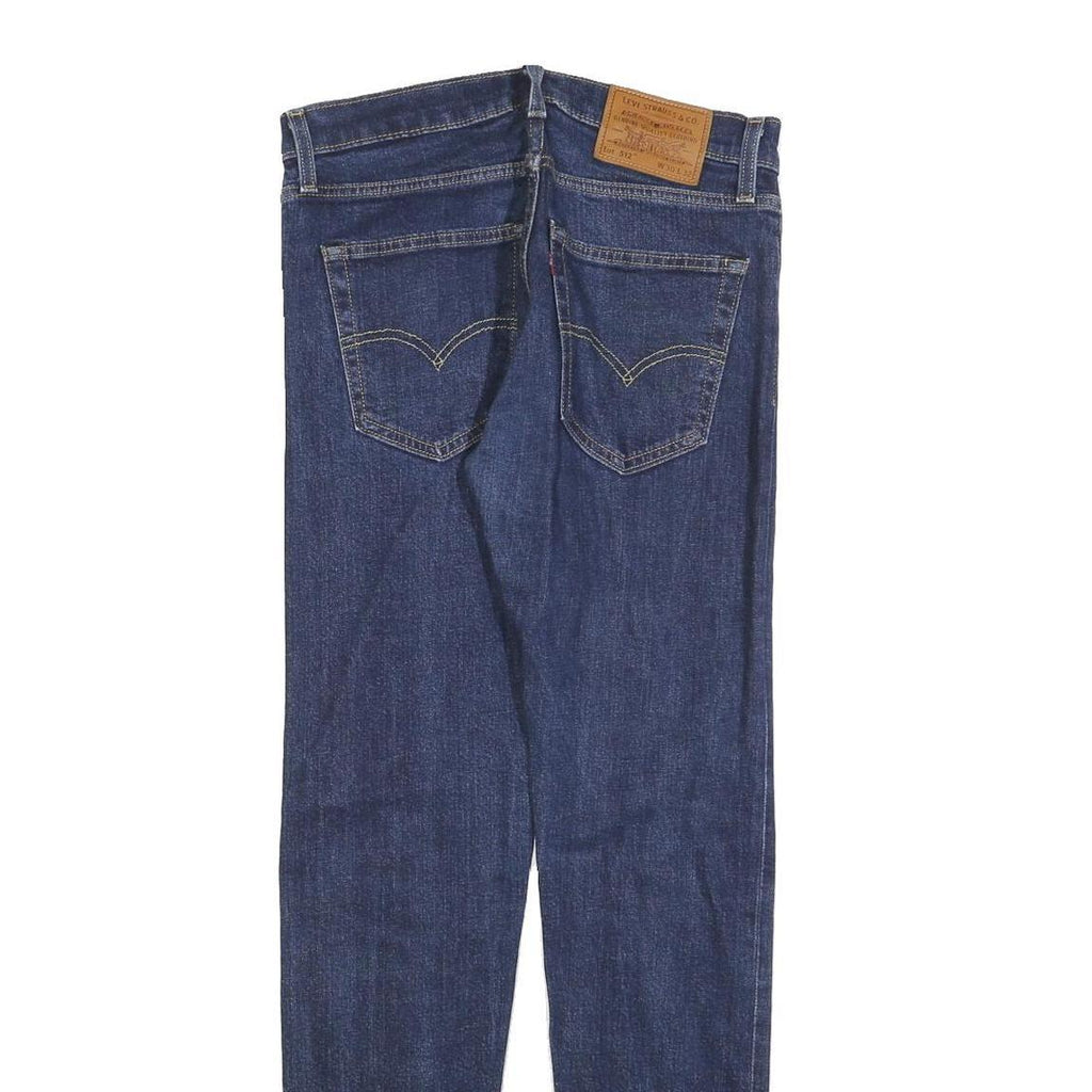 LEVI'S 512 Big E Mens Jeans Blue Slim Skinny Denim Medium W30 L32 Classic Style