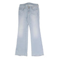 G-STAR Womens Jeans Light Blue Relaxed Flared Denim Light W30 L31 Casual Stylish