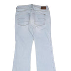 G-STAR Womens Jeans Light Blue Relaxed Flared Denim Light W30 L31 Casual Stylish