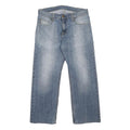 CARHARTT Mens Regular Fit Blue Denim Straight Leg Jeans W32 L26 Casual Workwear
