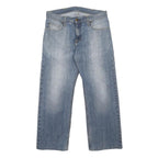 CARHARTT Mens Regular Fit Blue Denim Straight Leg Jeans W32 L26 Casual Workwear