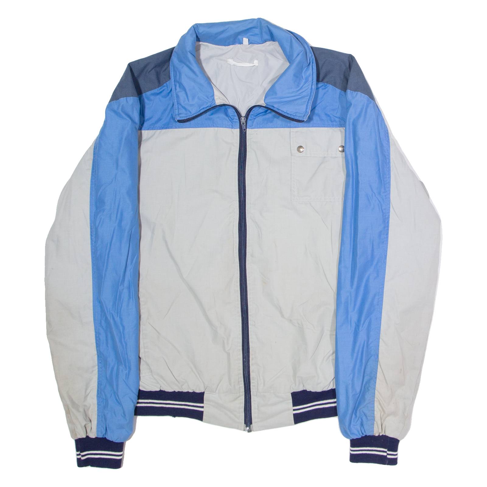 Mens Jacket Grey Colourblock XL