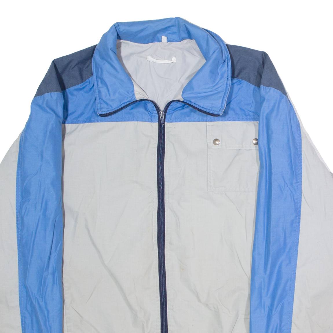 Mens Jacket Grey Colourblock XL