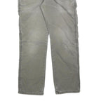 DICKIES Mens Jeans Grey Regular Straight Denim W32 L30 Casual Workwear Zip