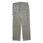 DICKIES Mens Jeans Grey Regular Straight Denim W32 L30 Casual Workwear Zip