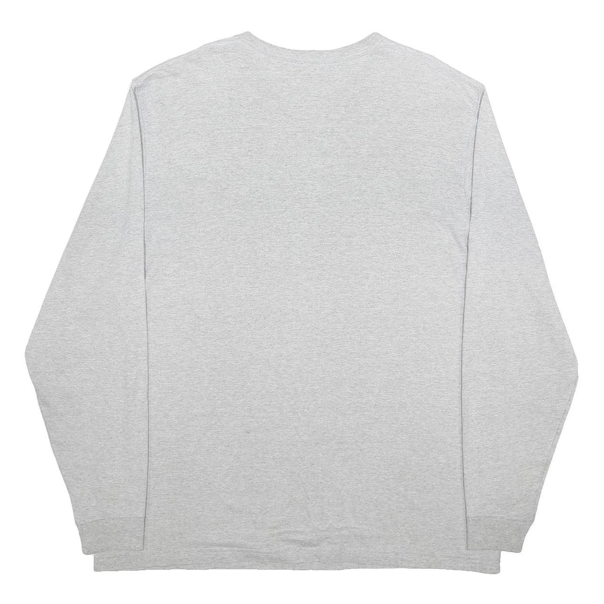 CARHARTT Mens Grey Long Sleeve Crew Neck T-Shirt XL Pocket Logo Cotton Blend