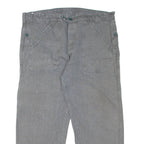 FISCHER PECHEUR Workwear Mens Trousers Grey Regular Straight 90s W38 L26