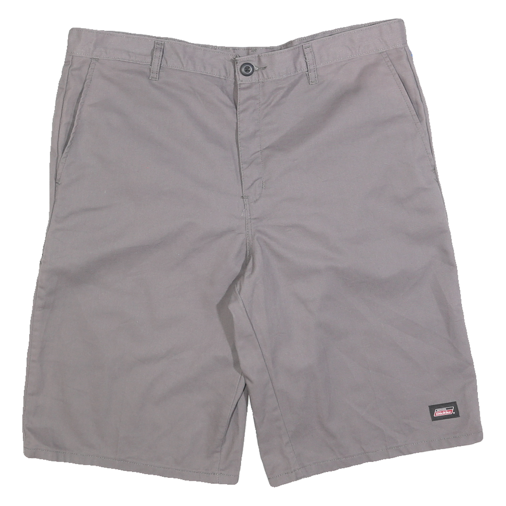 DICKIES Mens Shorts Grey Casual Plain XL W38 Durable Workwear
