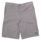 DICKIES Mens Shorts Grey Casual Plain XL W38 Durable Workwear