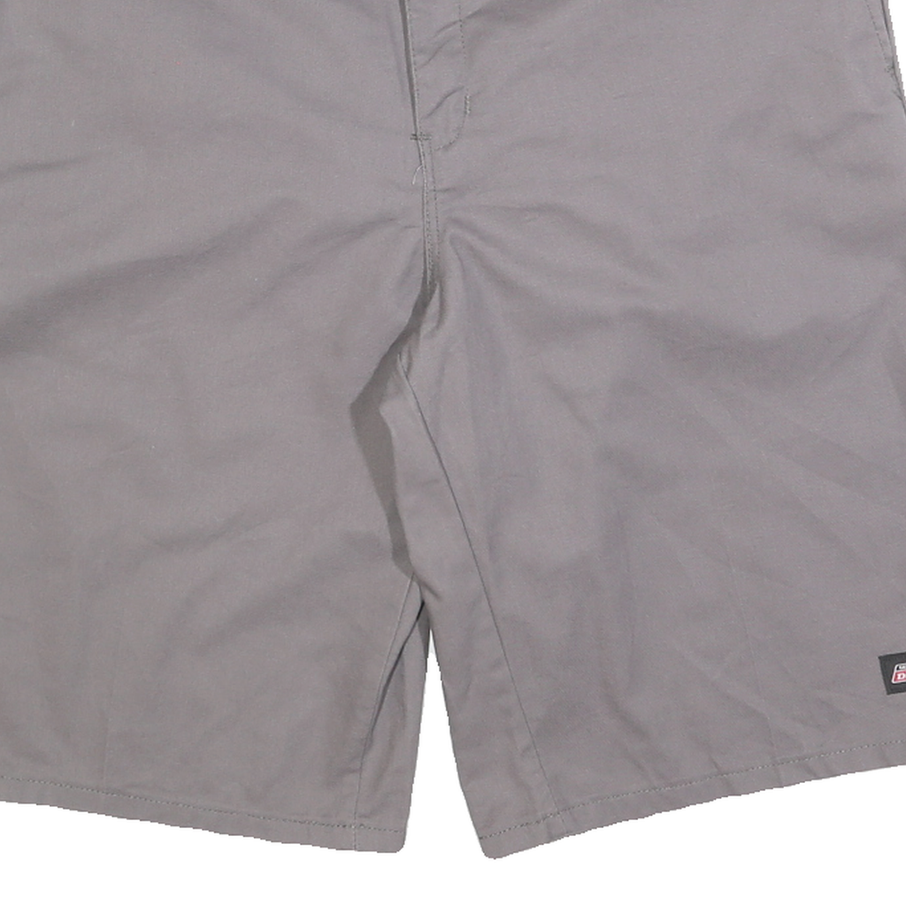 DICKIES Mens Shorts Grey Casual Plain XL W38 Durable Workwear
