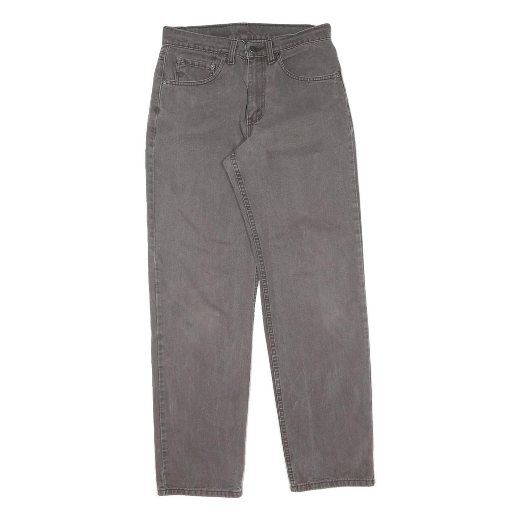 LEVI'S Mens Regular Fit Grey Denim Jeans W31 L32 Classic 5-Pocket Zip Fly