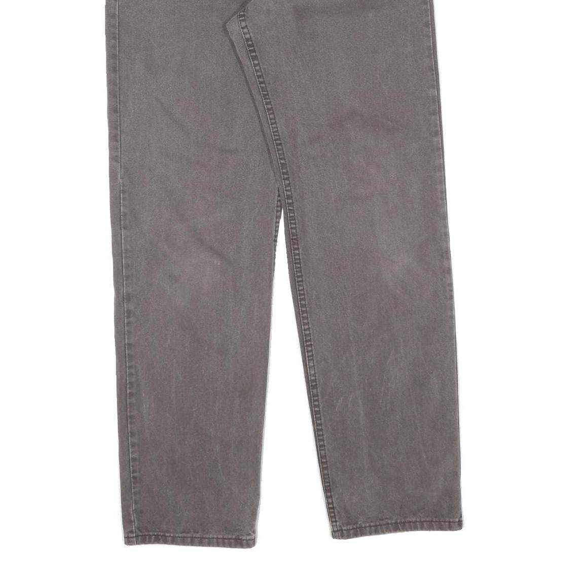 LEVI'S Mens Regular Fit Grey Denim Jeans W31 L32 Classic 5-Pocket Zip Fly