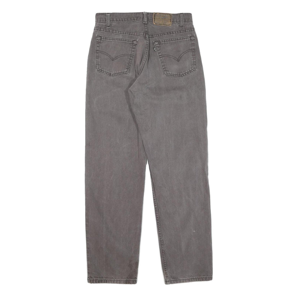 LEVI'S Mens Regular Fit Grey Denim Jeans W31 L32 Classic 5-Pocket Zip Fly