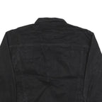 ASHLEY BLUES Womens Black Button Cotton Blend Jacket XL Casual Classic Style