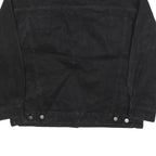 ASHLEY BLUES Womens Black Button Cotton Blend Jacket XL Casual Classic Style