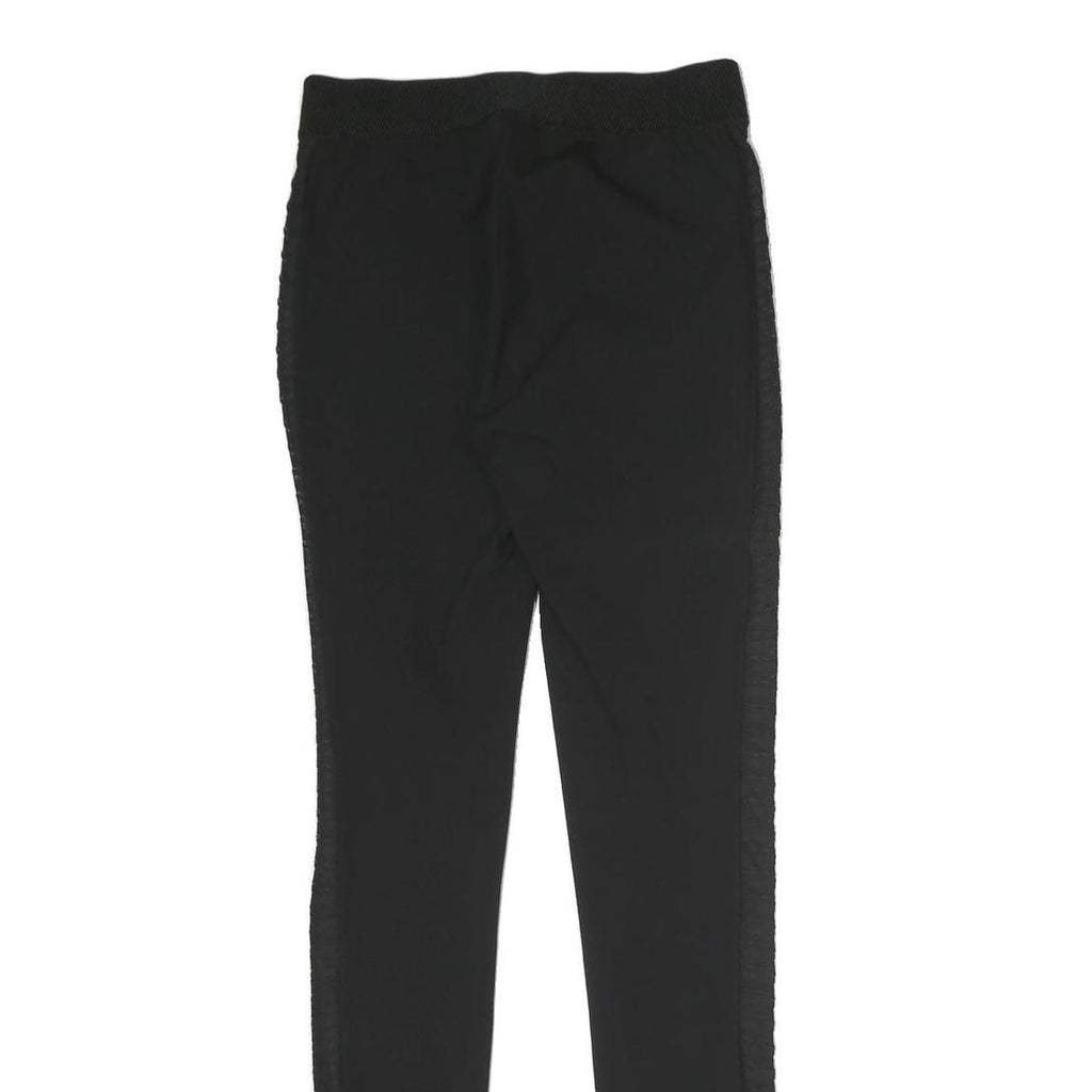 RAG & BONE Womens Black Slim Slim Trousers W25 L30 Side Stripe Detail