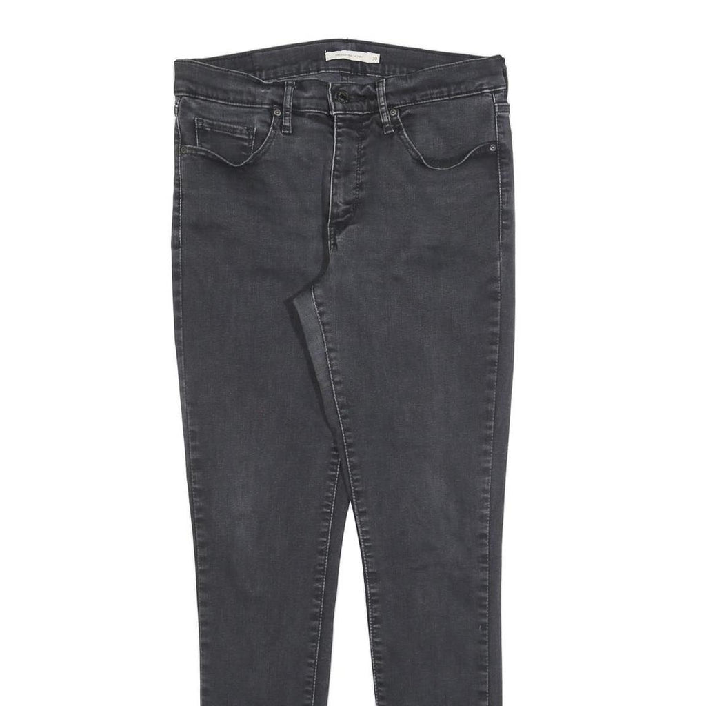 LEVI'S 311 Womens Slim Skinny Denim Medium Black Jeans W30 L32 Stretch Cotton