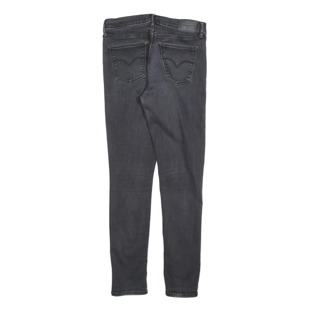 LEVI'S 311 Womens Slim Skinny Denim Medium Black Jeans W30 L32 Stretch Cotton