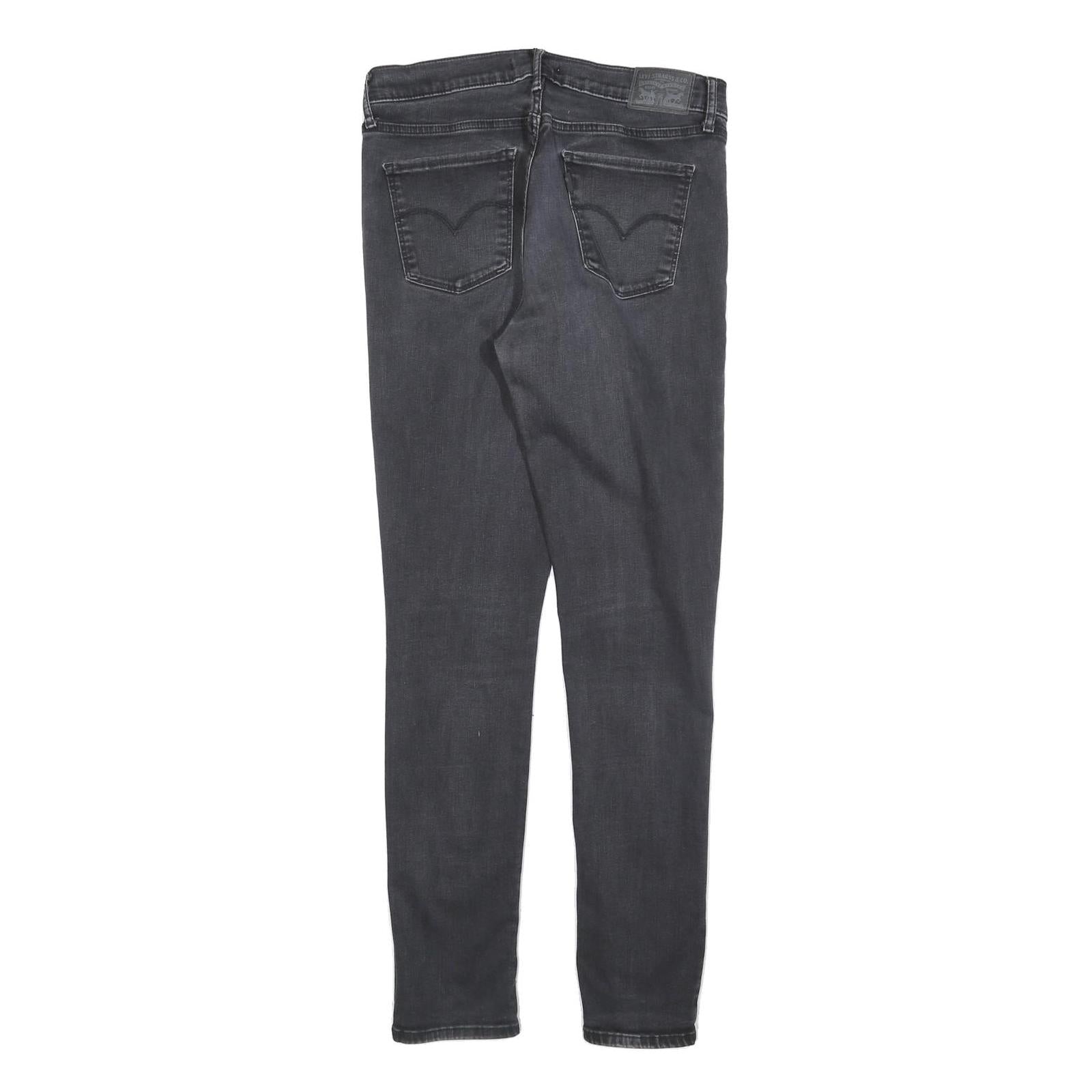LEVI'S 311 Womens Slim Skinny Denim Medium Black Jeans W30 L32 Stretch Cotton