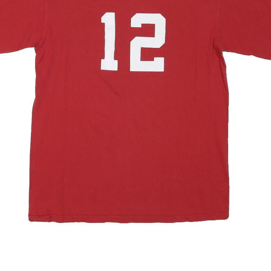 MAJESTIC Mens Red D'backs Graphic T-Shirt M Short Sleeve Crew Neck Baseball