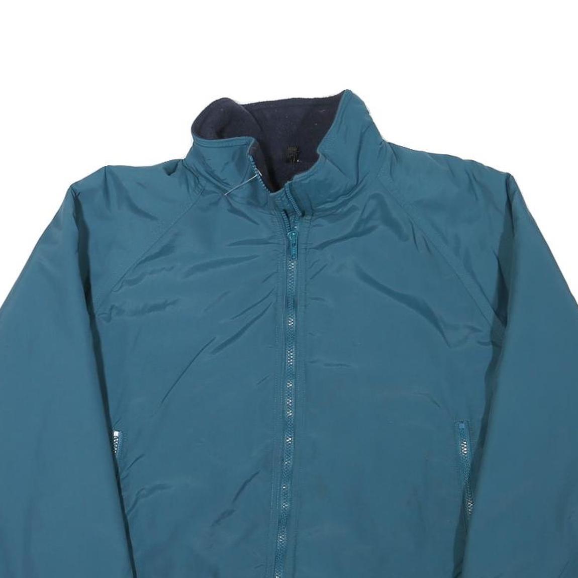 WOOLRICH Mens Blue Jacket S Polyester Blend Bomber Zip Pockets Casual Outerwear
