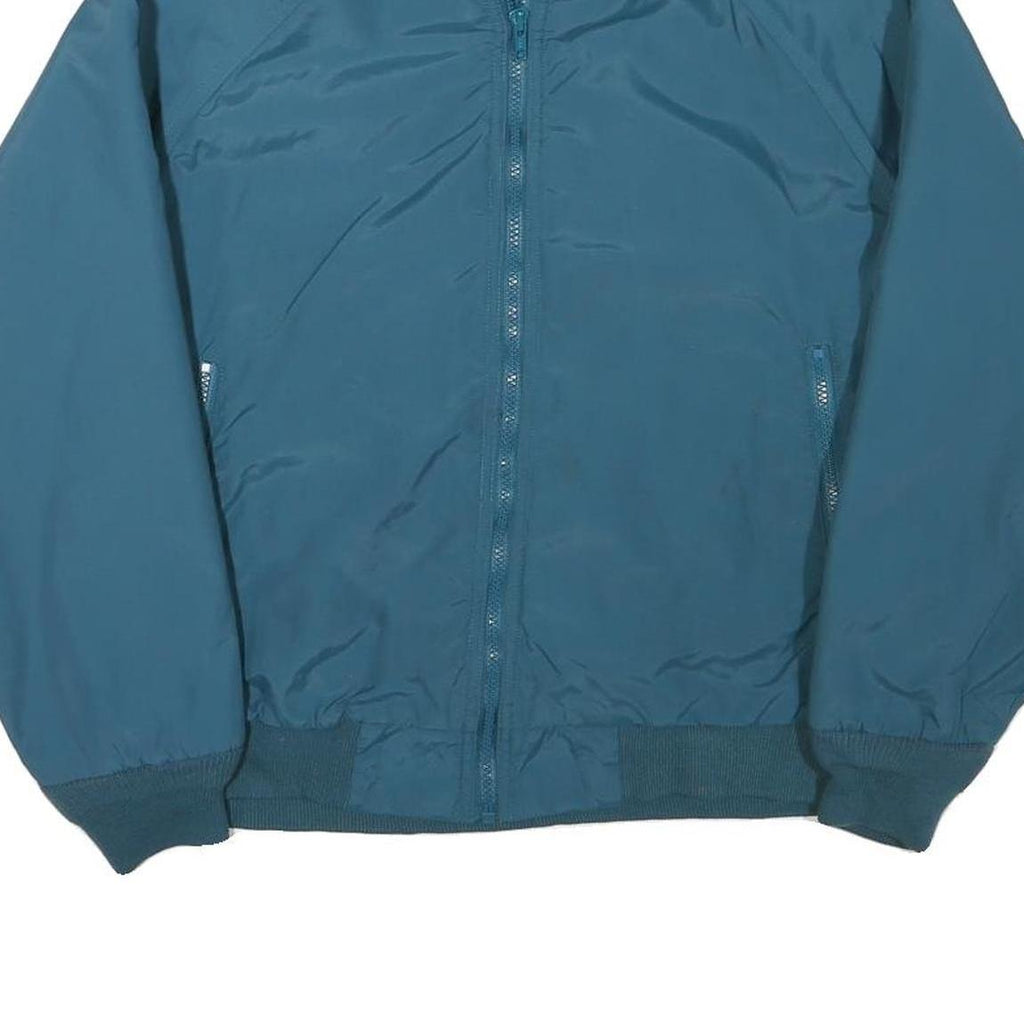 WOOLRICH Mens Blue Jacket S Polyester Blend Bomber Zip Pockets Casual Outerwear