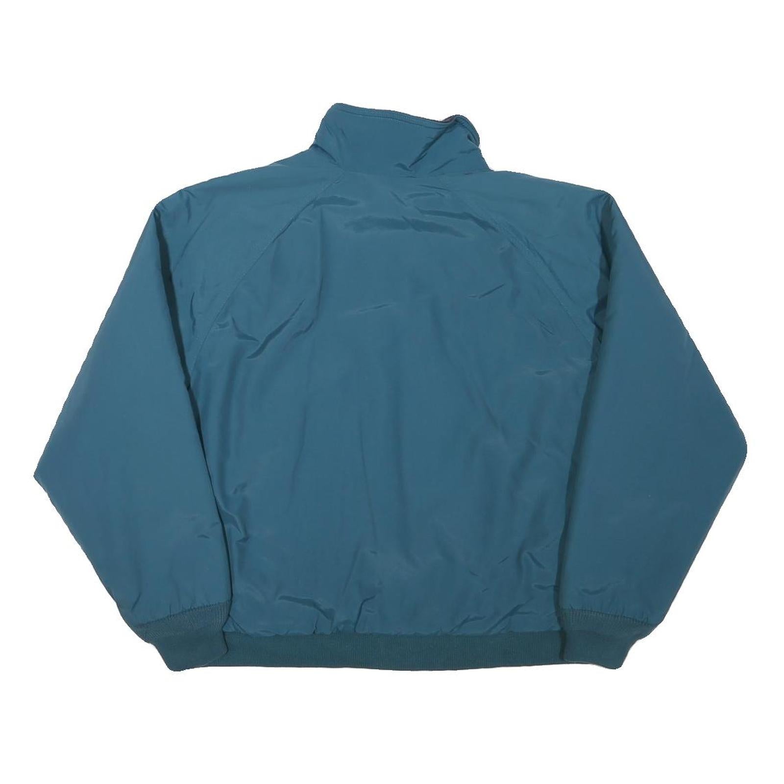 WOOLRICH Mens Blue Jacket S Polyester Blend Bomber Zip Pockets Casual Outerwear