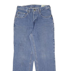 CARHARTT Mens Jeans Blue Relaxed Straight Denim Medium W29 L30 Classic Zip