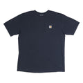 CARHARTT Mens Navy Blue Workwear Pocket T-Shirt XL Short Sleeve Crew Neck