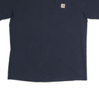 CARHARTT Mens Navy Blue Workwear Pocket T-Shirt XL Short Sleeve Crew Neck