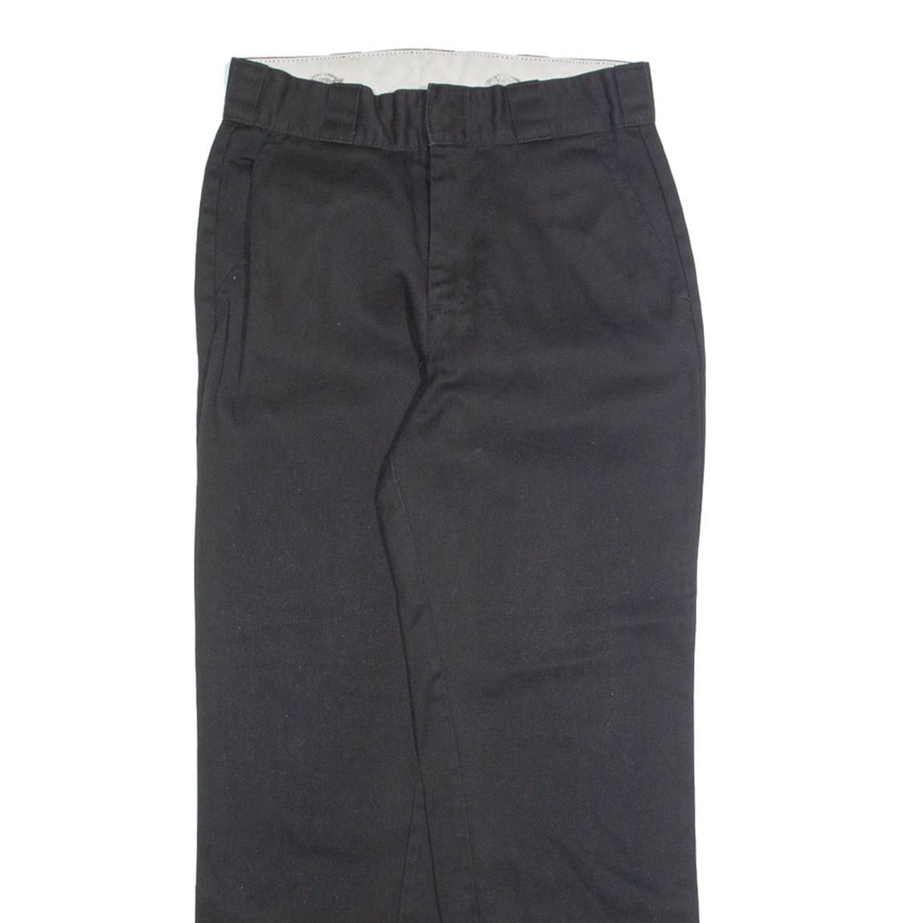 DICKIES Chino Womens Trousers Black Regular Straight W26 L26