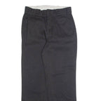 DICKIES Chino Womens Trousers Black Regular Straight W26 L26