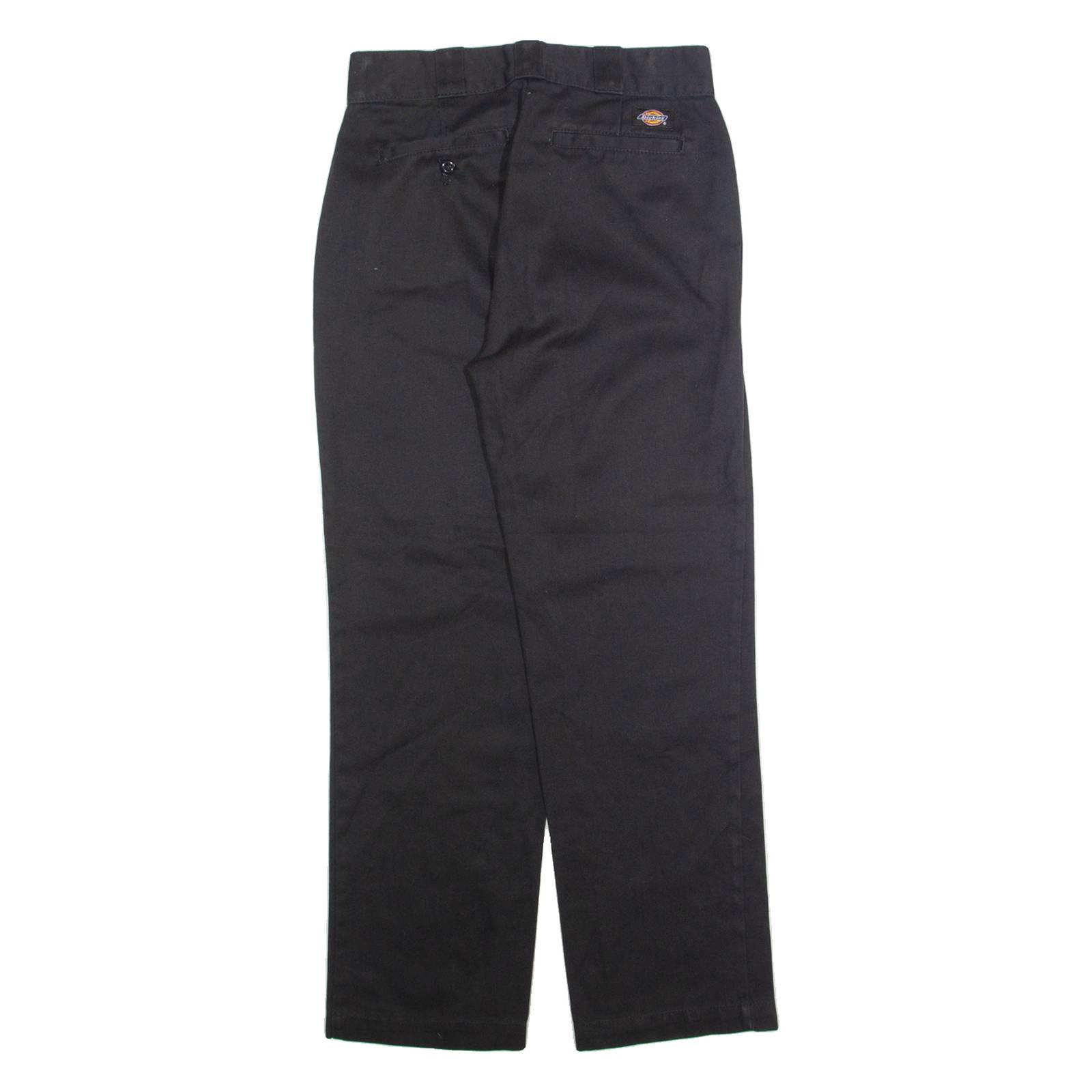 DICKIES Chino Womens Trousers Black Regular Straight W26 L26