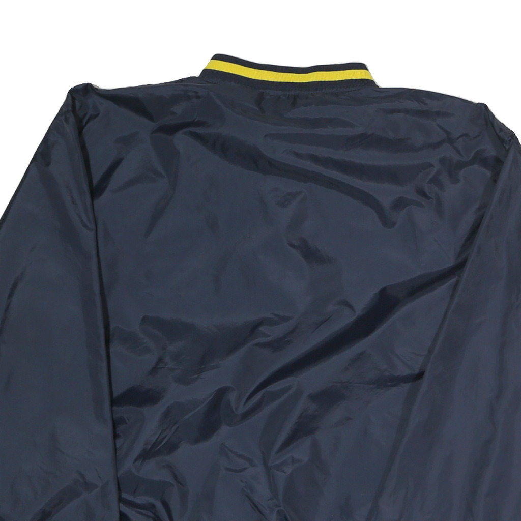 ROWLINGS Mens Navy & Yellow V Neck S Basketball Sweatshirt Pullover Sports