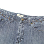 JESSICA Womens Blue Denim Mini Cotton Skirt M Casual Summer Staple
