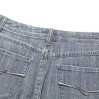 JESSICA Womens Blue Denim Mini Cotton Skirt M Casual Summer Staple