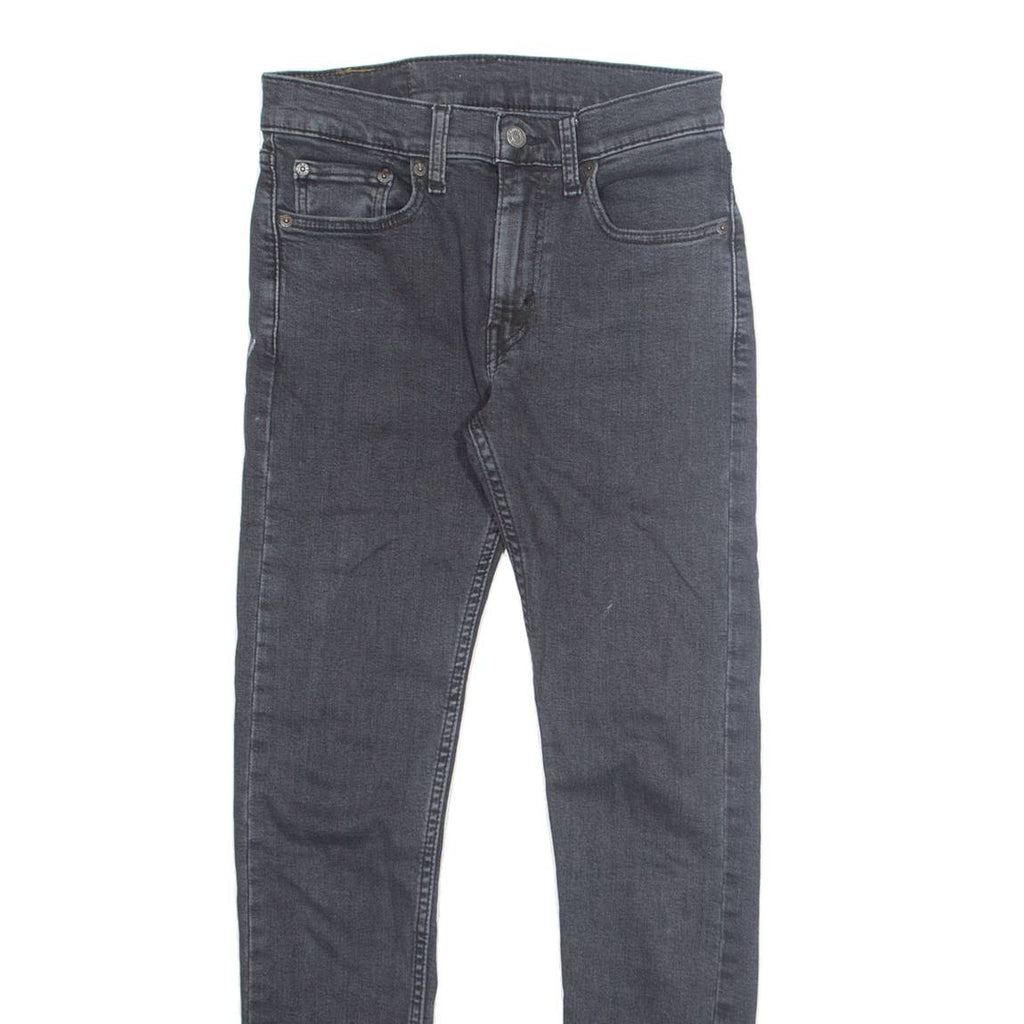 LEVI'S 519 Hi-ball Mens Jeans Grey Slim Tapered Stone Wash W28 L30