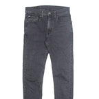 LEVI'S 519 Hi-ball Mens Jeans Grey Slim Tapered Stone Wash W28 L30