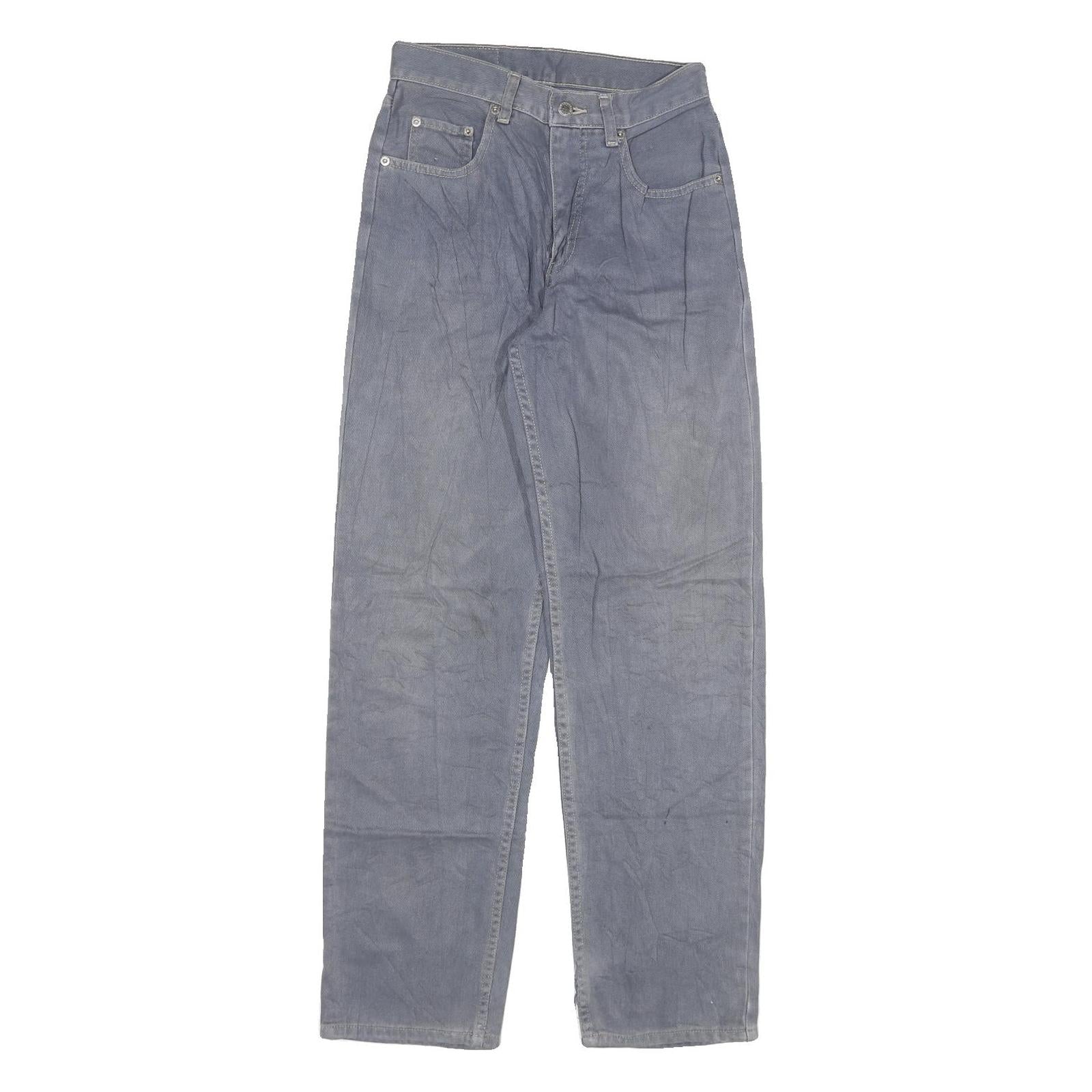 LEVI'S Mens Jeans Blue Regular Straight Denim Medium W26 L30 Cotton Blend Zip