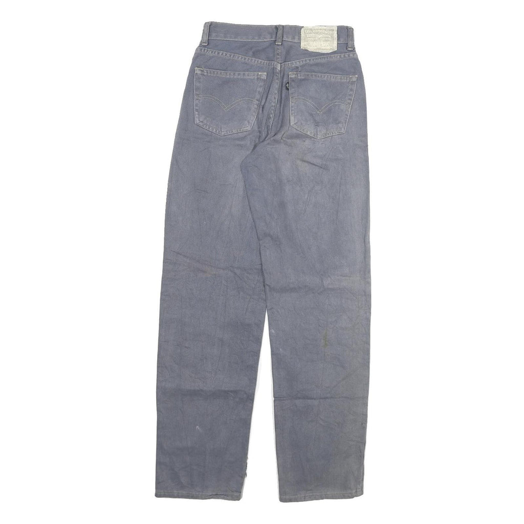 LEVI'S Mens Jeans Blue Regular Straight Denim Medium W26 L30 Cotton Blend Zip